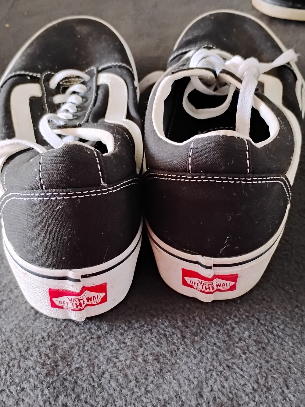 Vans Kids Black and White Old Skool Sneakers